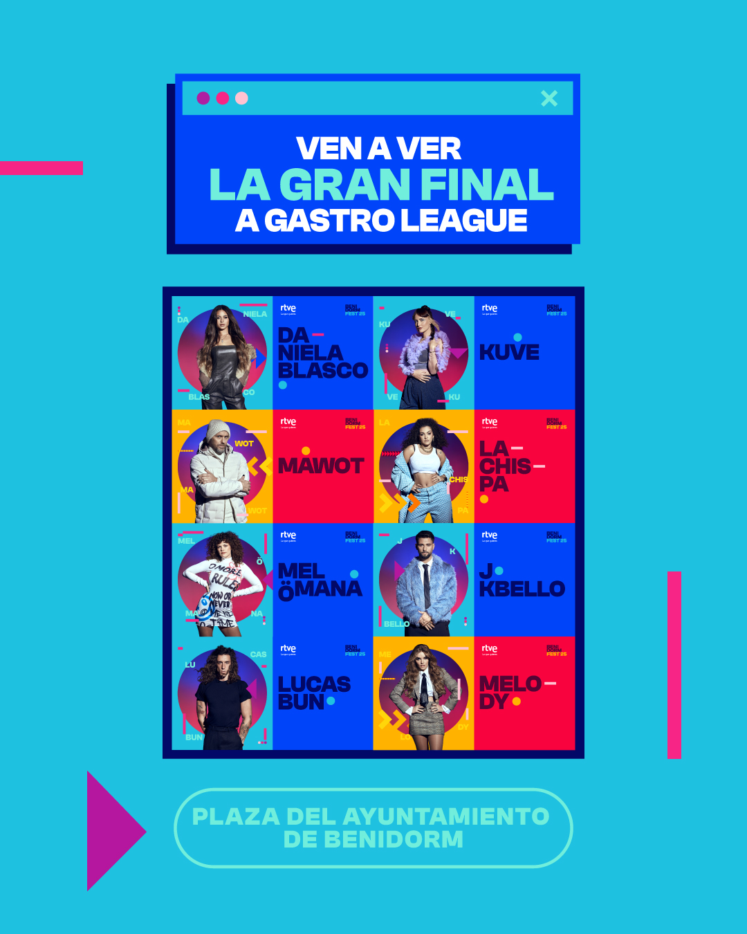 Benidorm Fest × Gastro League — gran final