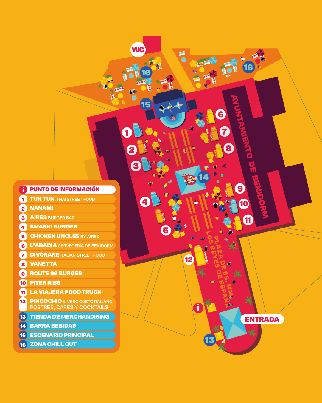 Benidorm Fest × Gastro League — pieza gráfica 02